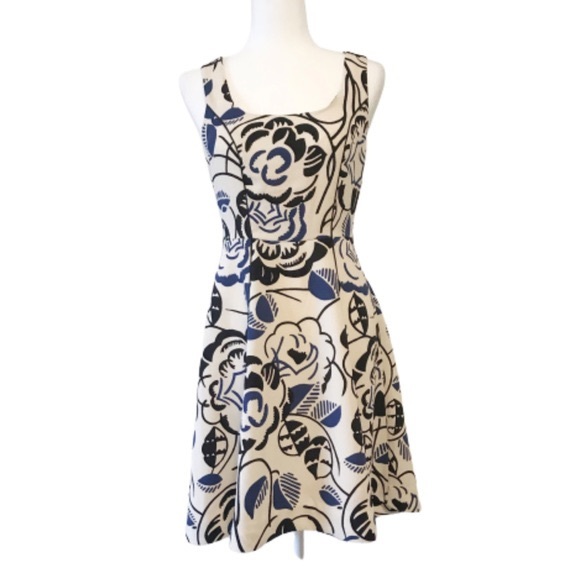 3/$40 Floral Vanessa Virginia Cream Dress - Picture 6 of 6